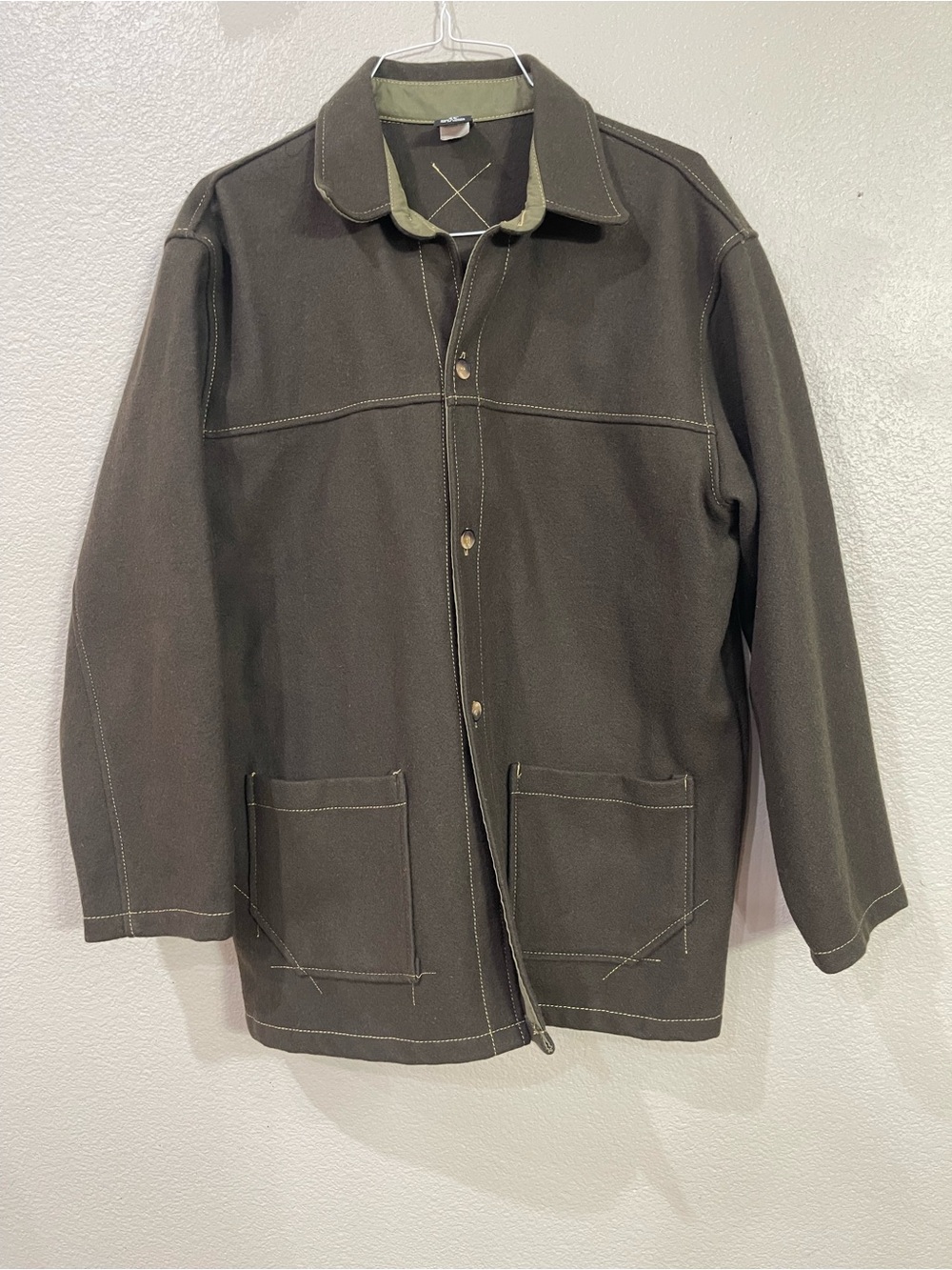 Prana wool chore coat green XL